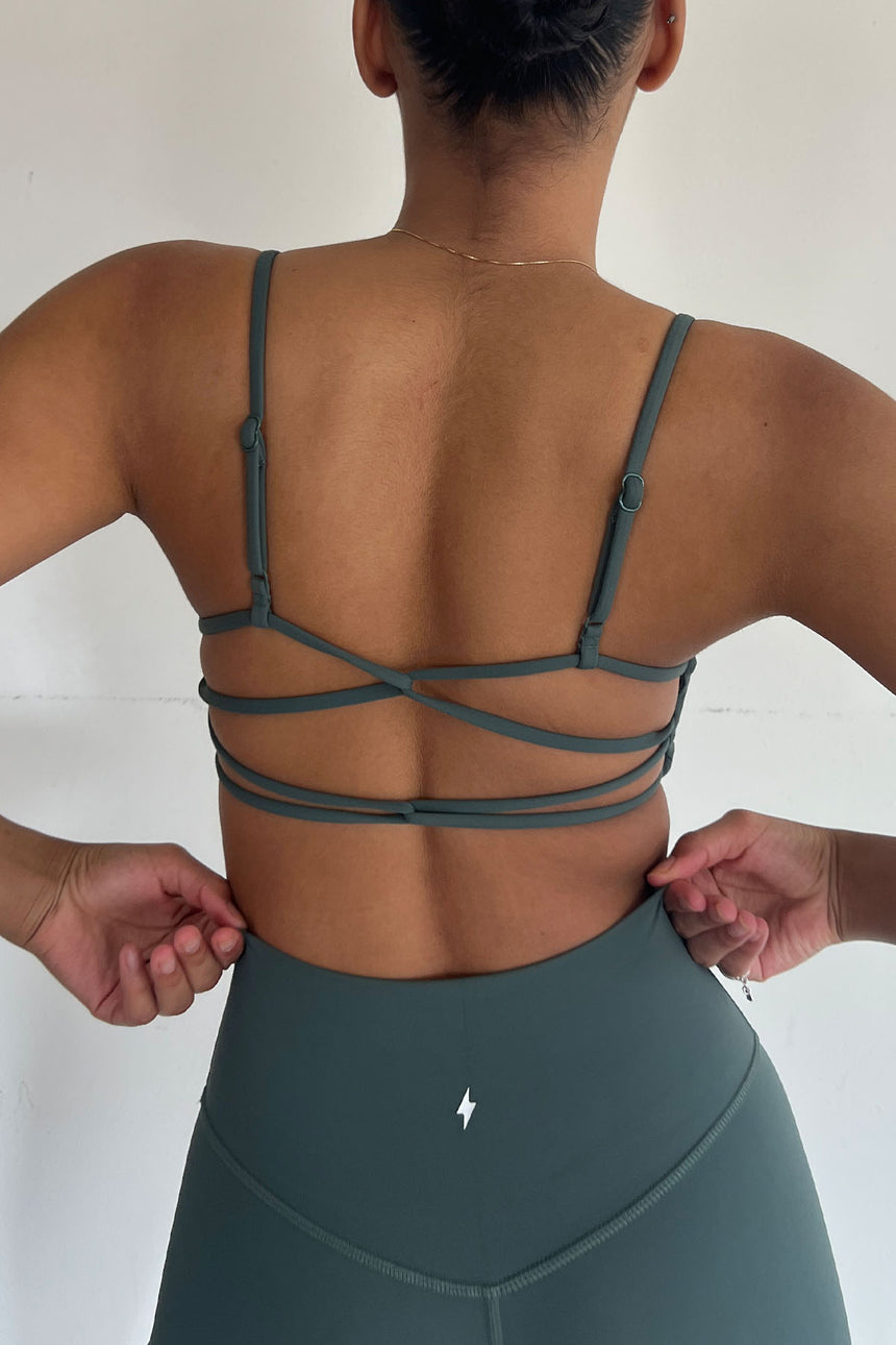CLASSIC FIT BAREBACK BRA - HUNTER